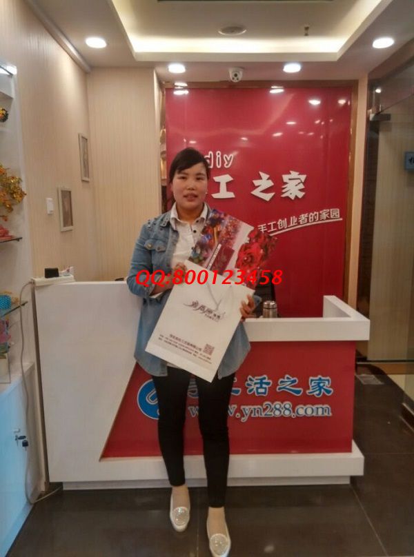 邯鄲魏縣農(nóng)村主婦劉女士來手工活之家考察，找到正規(guī)可靠的手工活(圖1)