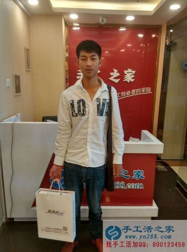 2016手工活致富創(chuàng)業(yè)好項(xiàng)目，唐山崔先生來(lái)手工活之家考察創(chuàng)業(yè)(圖1)