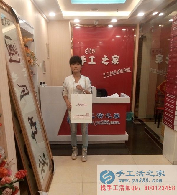 河北邯鄲大量串珠手工活外發(fā)加工，可以拿回家做的手工活(圖1)