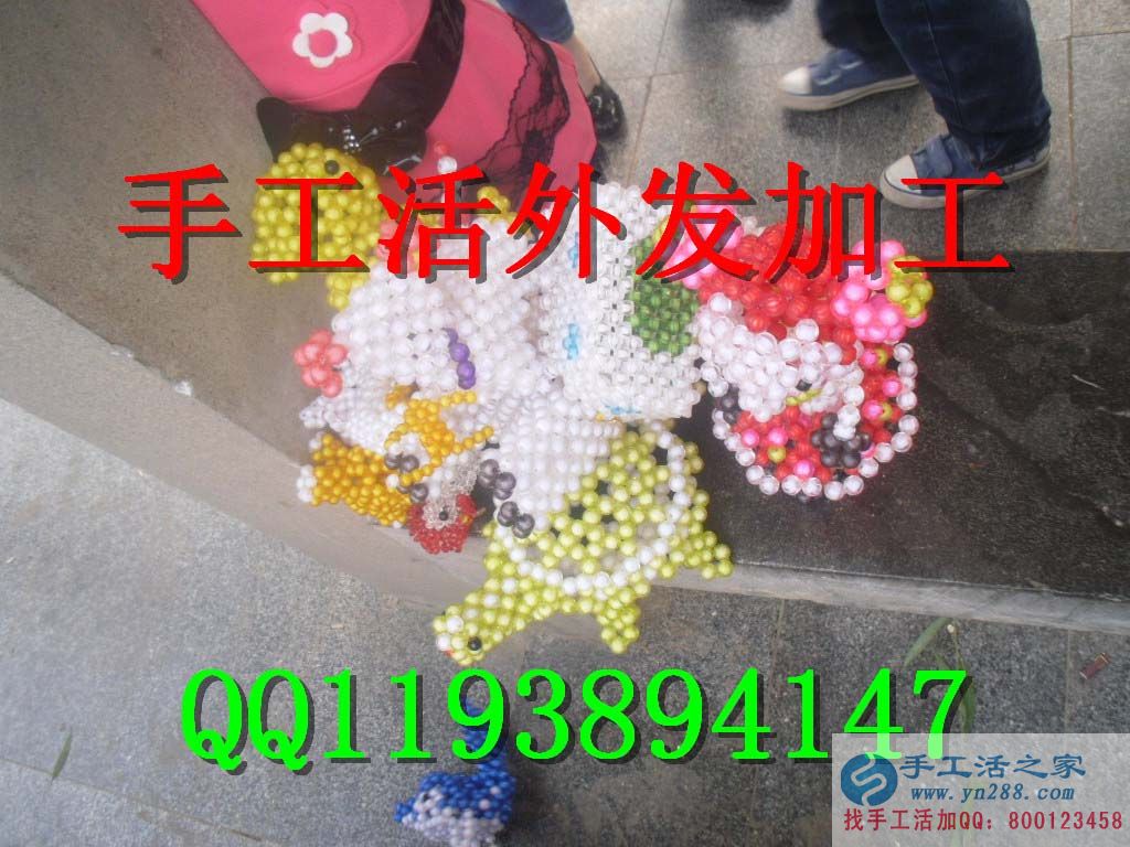 河南省兼職手工加工活 韓國設(shè)計(jì)新款 義烏原單手工編織飾品外發(fā)加工(圖4)