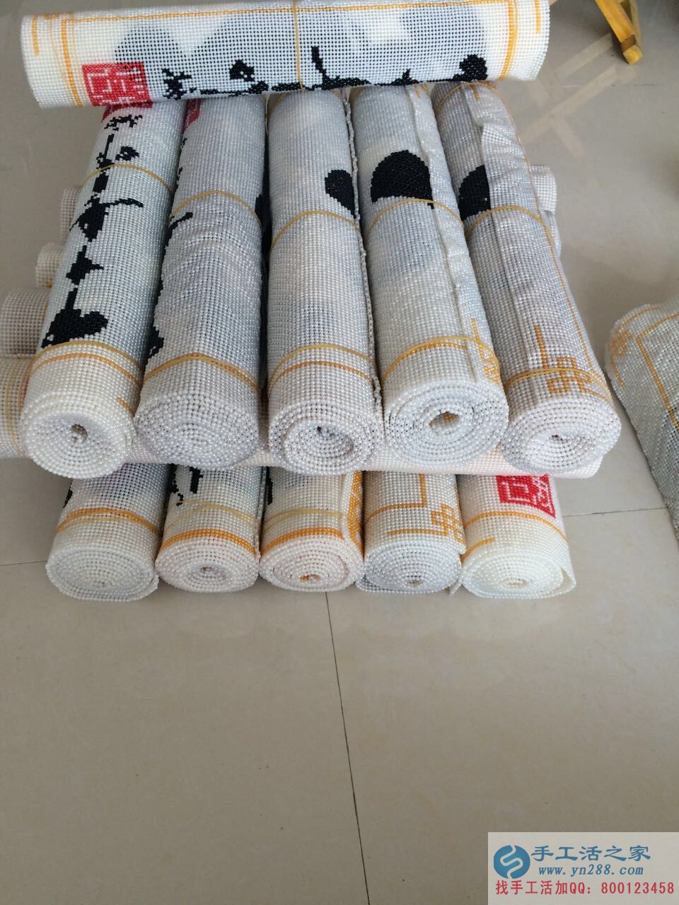 福建三明市寶媽帶孩子之余做手工活串珠繡賺錢——客戶串珠繡成品 福建三明市寶媽帶孩子之余做手工活串珠繡賺錢——客戶串珠繡成品