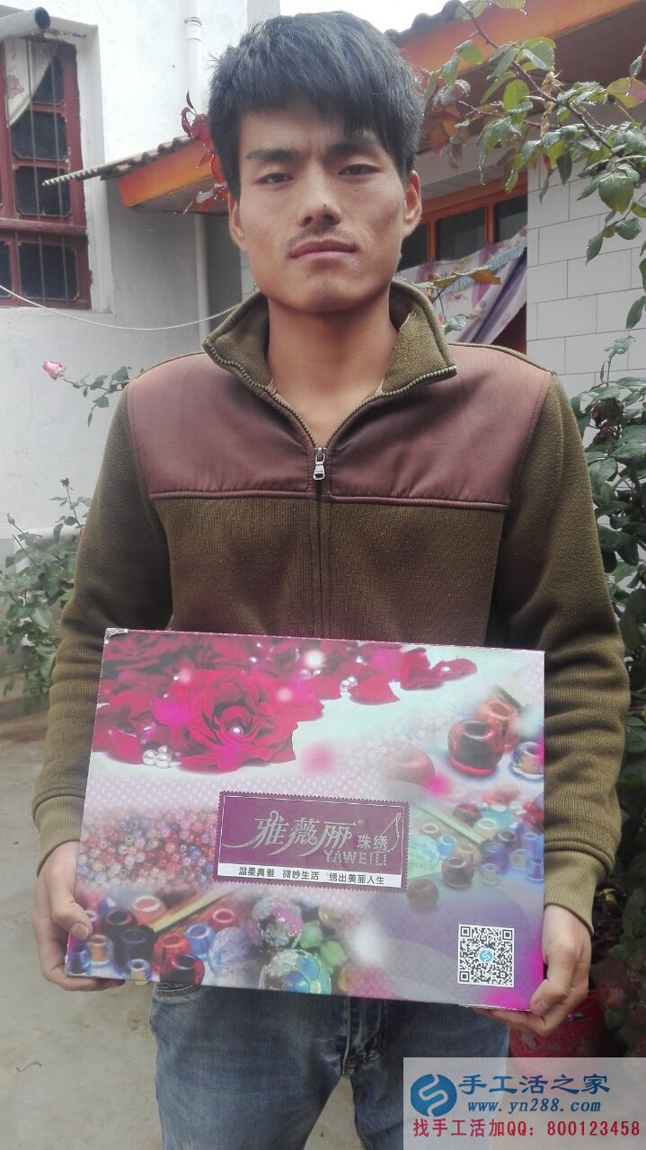 男士也做手工活！甘肅隴南張先生收到串珠加工費(fèi)180元