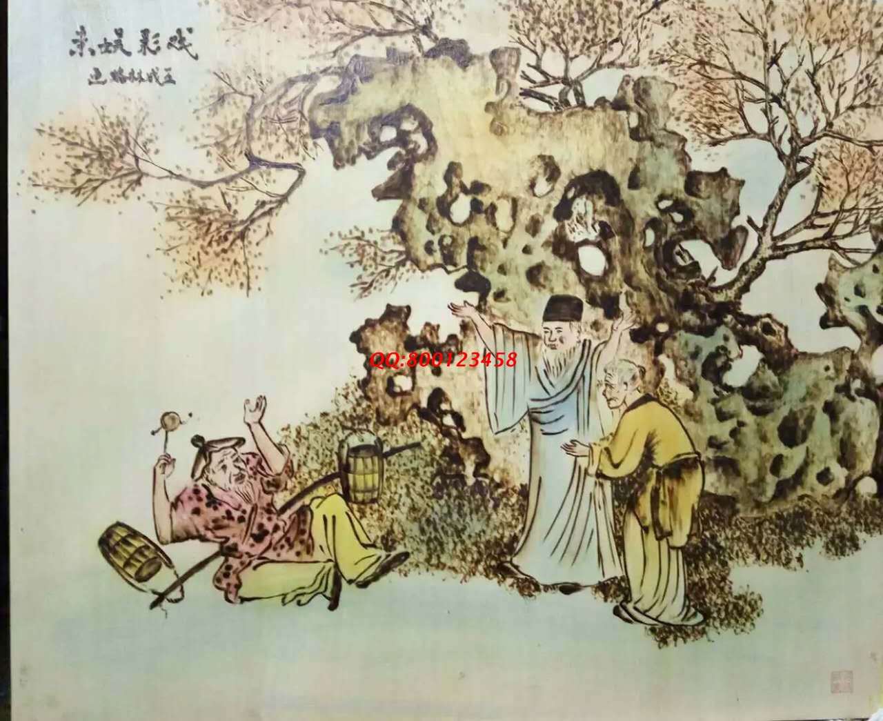 【民間手工藝品推介】邱縣傳統(tǒng)純手工烙畫，《二十四孝系列》預(yù)約定制，尺寸46*39cm