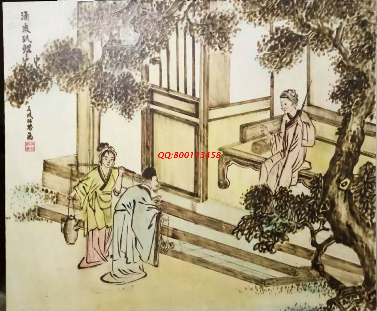 【民間手工藝品推介】邱縣傳統(tǒng)純手工烙畫，《二十四孝系列》預(yù)約定制，尺寸46*39cm