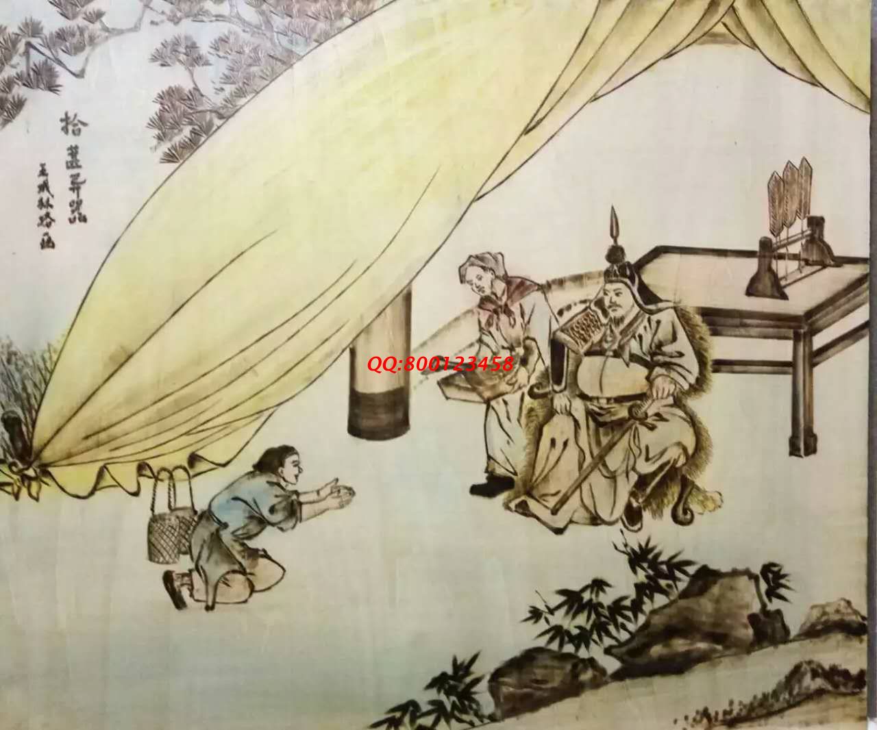 【民間手工藝品推介】邱縣傳統(tǒng)純手工烙畫，《二十四孝系列》預(yù)約定制，尺寸46*39cm