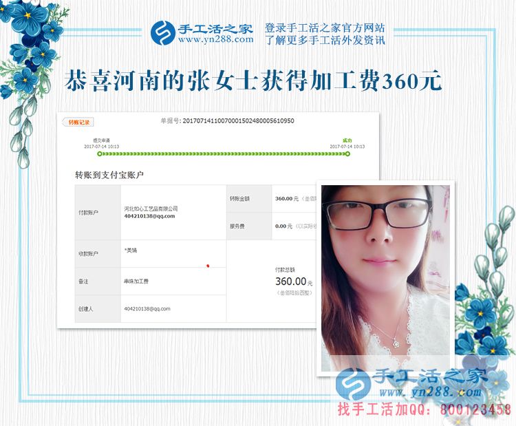 美術(shù)老師的新杰作，河南張女士暑假里兼職手工活賺錢忙(圖1)