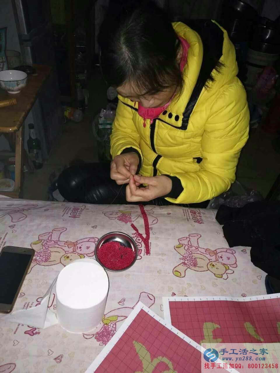 手工活之家——加工戶在家做手工活串珠繡 手工活之家——加工戶在家做手工活串珠繡