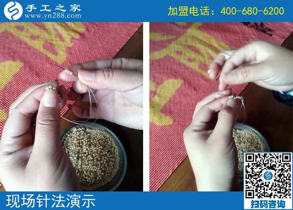 有丈夫的支持，河北衡水張女士做純手工活外發(fā)加工項目掙錢