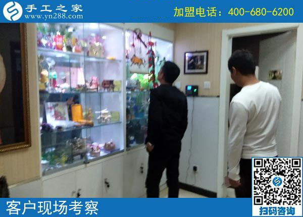 10月20日，把手工活拿回家做，這個(gè)串珠手工活加工能掙錢(qián)嗎?手工之家接待考察加工客戶(hù)剪影