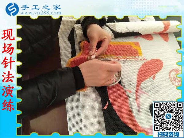 這個(gè)彩珠繡外發(fā)手工活很適合我，天津退休人員楊女士這樣對(duì)大家說(shuō)