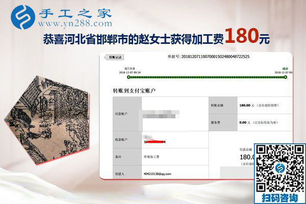 這是本地的外發(fā)手工活，我相信！河北邯鄲趙女士與娘家人嫂子一起做