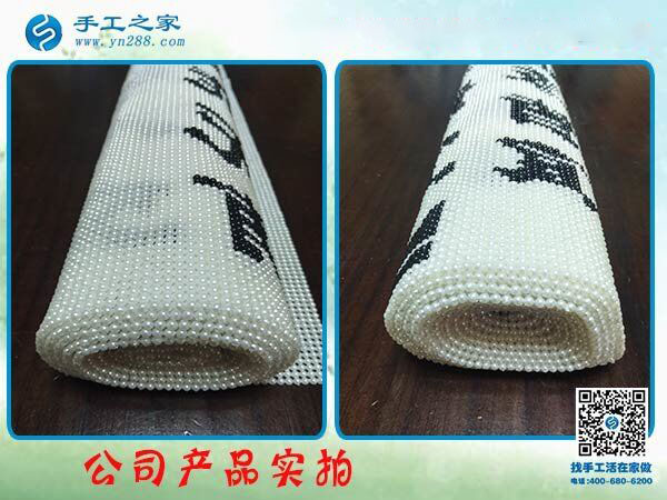 手工之家主打產(chǎn)品珠繡字畫(huà) 雅薇麗品牌 古法書(shū)畫(huà)用現(xiàn)代串珠展示！(圖1)