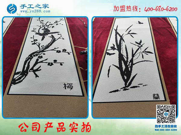 以前做十字繡，現(xiàn)在做串珠手工活外發(fā)加工，湖南衡陽(yáng)蔣女士覺(jué)得很欣慰