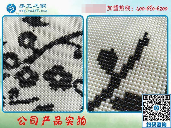 1月18日，手工加工回收項(xiàng)目，帶回家做的手工活就是珠繡免押金手工活，手工之家接待考察加工客戶剪影