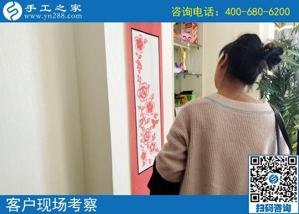 3月19日，急招在家加工手工活手工加工人員，這個免押金手工活外發(fā)加工項目很缺人！手工之家接待考察加工客戶剪影
