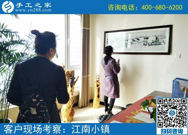 3月21日，在家做什么手工活能掙錢？大家都選這個賺錢的手工活。手工之家接待考察加工客戶剪影