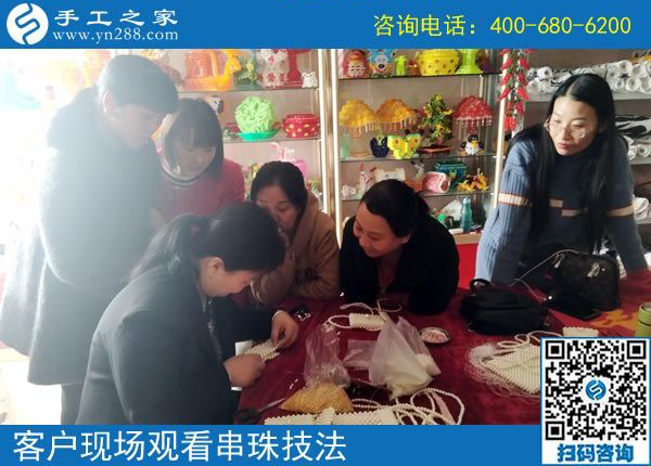 3月23日，找在家做的手工活，能賺錢的手工活，就選這里，手工之家接待考察加工客戶剪影