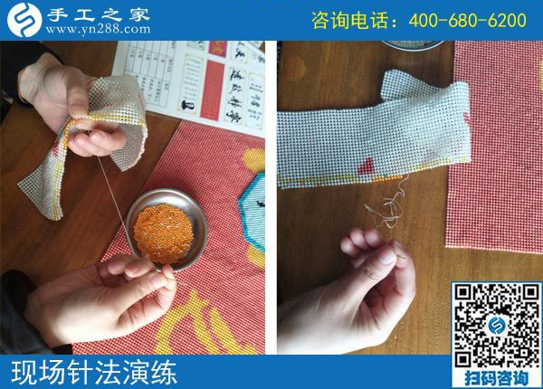 3月30日，這個(gè)可以寄到家做的手工活好不好做？手工之家接待考察加工客戶剪影