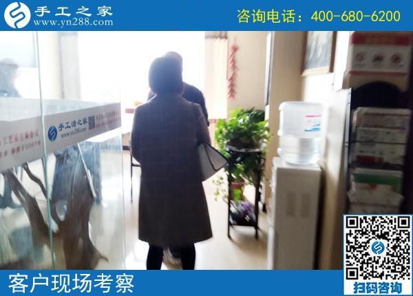 4月10日，可以在家做的手工活，正規(guī)的外發(fā)手工活，手工之家接待加工客戶考察合作剪影