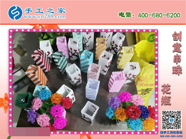 為了多掙錢，廣西南寧樊女士對這個可以寄到家做的手工活非常認真