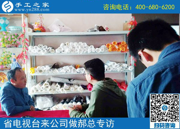 家有勵志珠，人生不服輸------河北電視臺專訪手工之家郝總