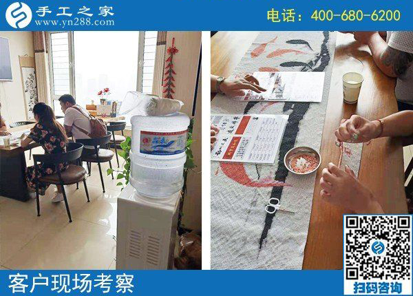 想做手工活哪里找?客戶現(xiàn)場考察手工之家雅薇麗珠繡(圖2)