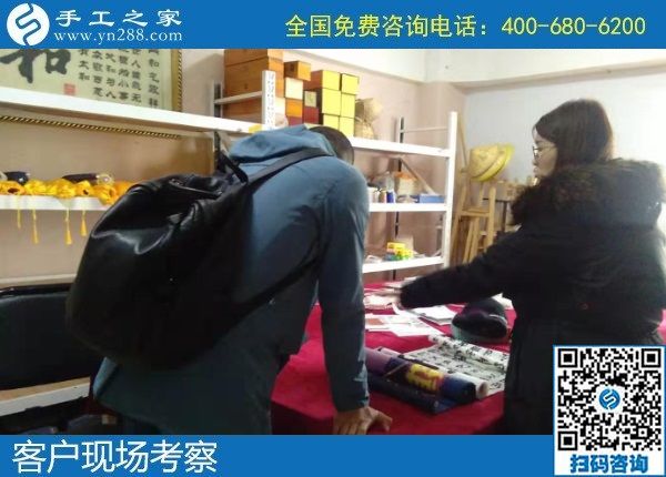 外加工手工活，來手工之家考察合作的人越來越多(圖1)