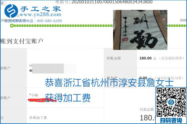 你、我、她，都能做，都能掙錢，這個手工活加盟項目是首選