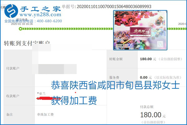 勵志珠珠繡手工活加盟項目加工費怎樣結算？收入好嗎？