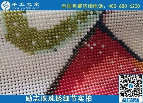 時(shí)間自由的手工活，就選手工之家勵(lì)志珠繡手工活(圖1)