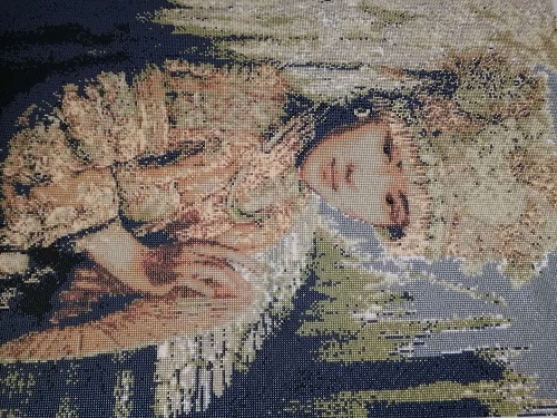 《苗族少女》民族風系列，勵志珠珠繡純手工圖紙及成品(圖3)