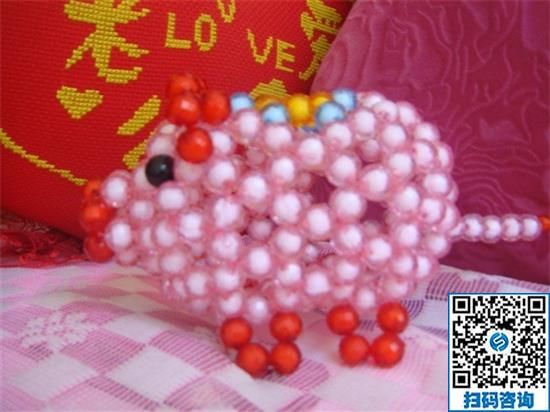 拿回家做的手工活，寶媽做立體串珠手工活，時(shí)尚環(huán)保，時(shí)間自由