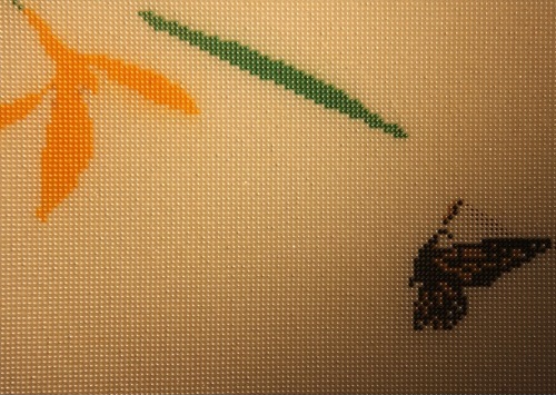 5月2日，在家做的手工活正規(guī)平臺(tái)，手工活外發(fā)加工， 大家看中手工之家的地方不一樣，圖為勵(lì)志珠珠繡純手工產(chǎn)品剪影