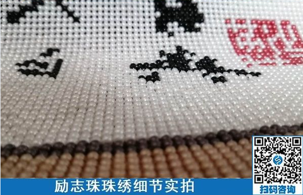 “家有勵(lì)志珠，生活多幸?！?，非遺勵(lì)志珠珠繡手工活帶來的感悟(圖1)