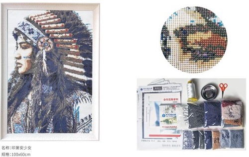 在農(nóng)村適合開手工工作室做勵志珠珠繡外發(fā)手工活嗎？(圖1)