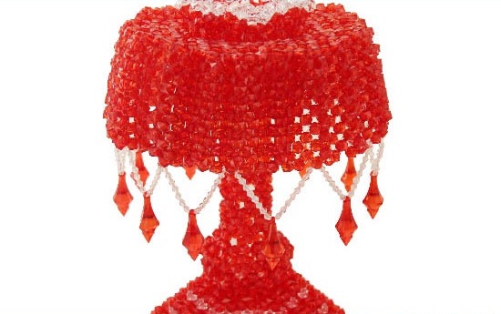 不能外出上班，在家做珠繡加工手工活掙錢讓生活有保障(圖1)