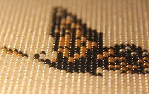 在家做勵志珠珠繡外發(fā)手工活，家庭主婦過上有自尊、安逸的生活(圖1)