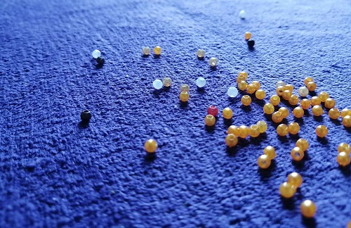 簡單好做、干凈環(huán)保的珠繡加工手工活，男女老少都可以長期做(圖1)