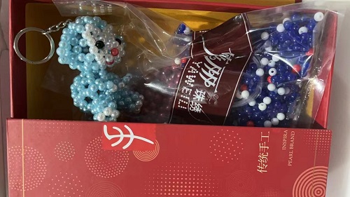 越做越好，我做勵(lì)志珠串珠手工活掙錢了！(圖1)