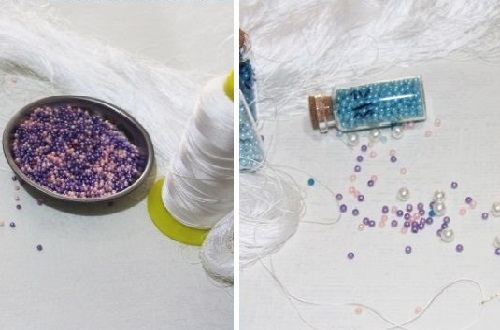11月9日，可以帶回家做的手工，手工靈活就業(yè)創(chuàng)業(yè)，手工之家的手工副業(yè)讓人實(shí)現(xiàn)夢想，圖為勵(lì)志珠珠繡串珠手工材料剪影