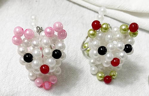 2月7日，可靠的串珠手工項目，靈活就業(yè)好手工，要做好手工之家的手工，應該這樣做，圖為勵志珠珠繡串珠手工產(chǎn)品剪影