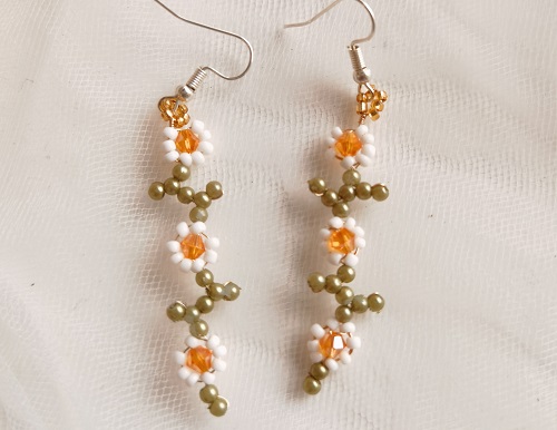 6月11日，在家做兼職的正規(guī)平臺，在家做手工靈活就業(yè)，開飾品加工廠掙錢，在手工之家，定位準更容易有好收入，圖為勵志珠珠繡串珠手工產(chǎn)品剪影