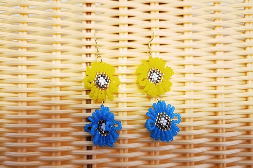 1月24日，外發(fā)手工活正規(guī)平臺，開飾品加工廠，在家做手工掙錢，選手工之家，認真做，踏實掙錢，圖為串珠米珠繡手工產(chǎn)品剪影