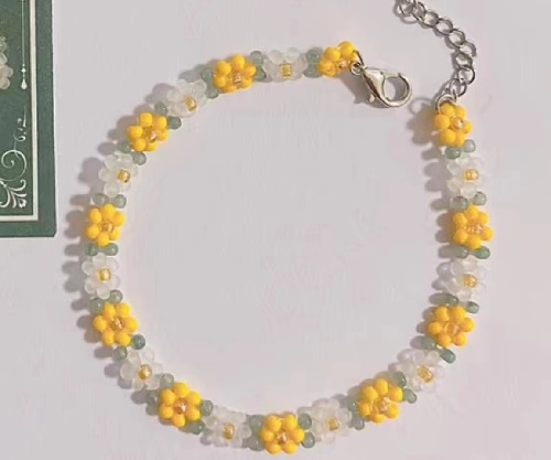 3月21日，手工活拿回家做在哪里找，外發(fā)加工接單平臺(tái)，在家做手工，開飾品加工廠，選手工之家，純手工掙錢可以這樣做，圖為飾品類串珠純手工產(chǎn)品剪影