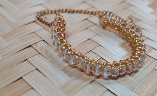 8月2日，在家里就能賺錢的工作，帶回家做的手工，做手工傳承官，新的開始，手工之家與大家一起好好努力，圖為串珠米珠繡純手工產(chǎn)品剪影