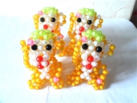 可愛(ài)的串珠小動(dòng)物，小朋友也喜歡的手工DIY制作