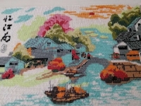 彩珠繡《憶江南》，最富有詩意的江南美景，加工戶如身臨其境