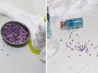 11月9日，可以帶回家做的手工，手工靈活就業(yè)創(chuàng)業(yè)，手工之家的手工副業(yè)讓人實現(xiàn)夢想，圖為勵志珠珠繡串珠手工材料剪影