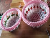 11月15日，珠繡手工加工回收項目，靈活就業(yè)創(chuàng)業(yè)，在家做的手工，選擇手工之家的人都在努力，圖為勵志珠珠繡串珠手工產(chǎn)品剪影