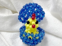 1月3日，純手工加工回收項目，靈活就業(yè)好副業(yè)，在手工之家，時刻準(zhǔn)備著新一年的事業(yè)，圖為勵志珠珠繡串珠手工產(chǎn)品剪影